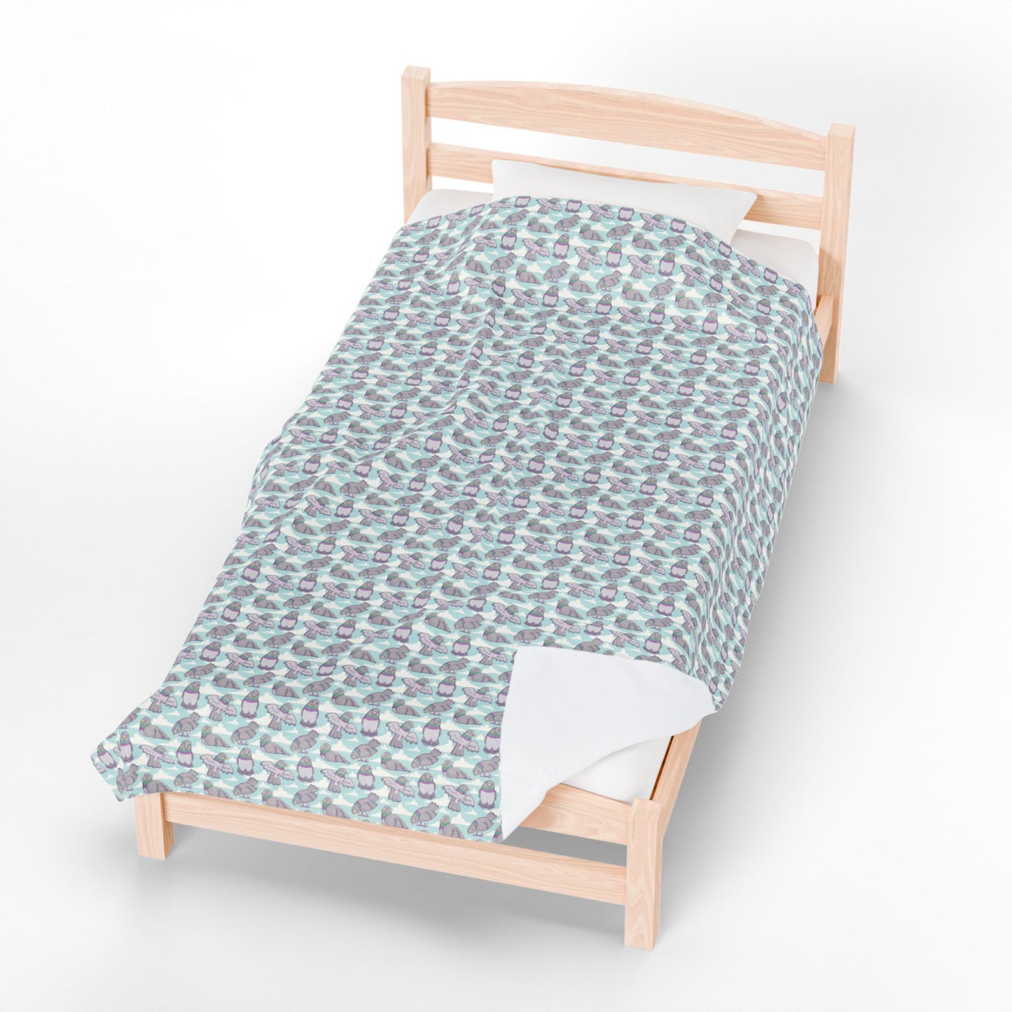 Little Pigeons - Velveteen Plush Blanket