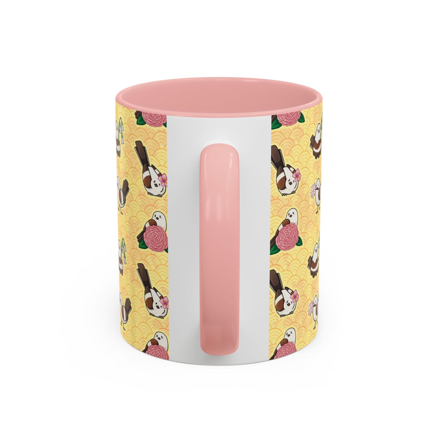 Shimaenaga Flowers - Accent Coffee Mug (11oz, 15oz)