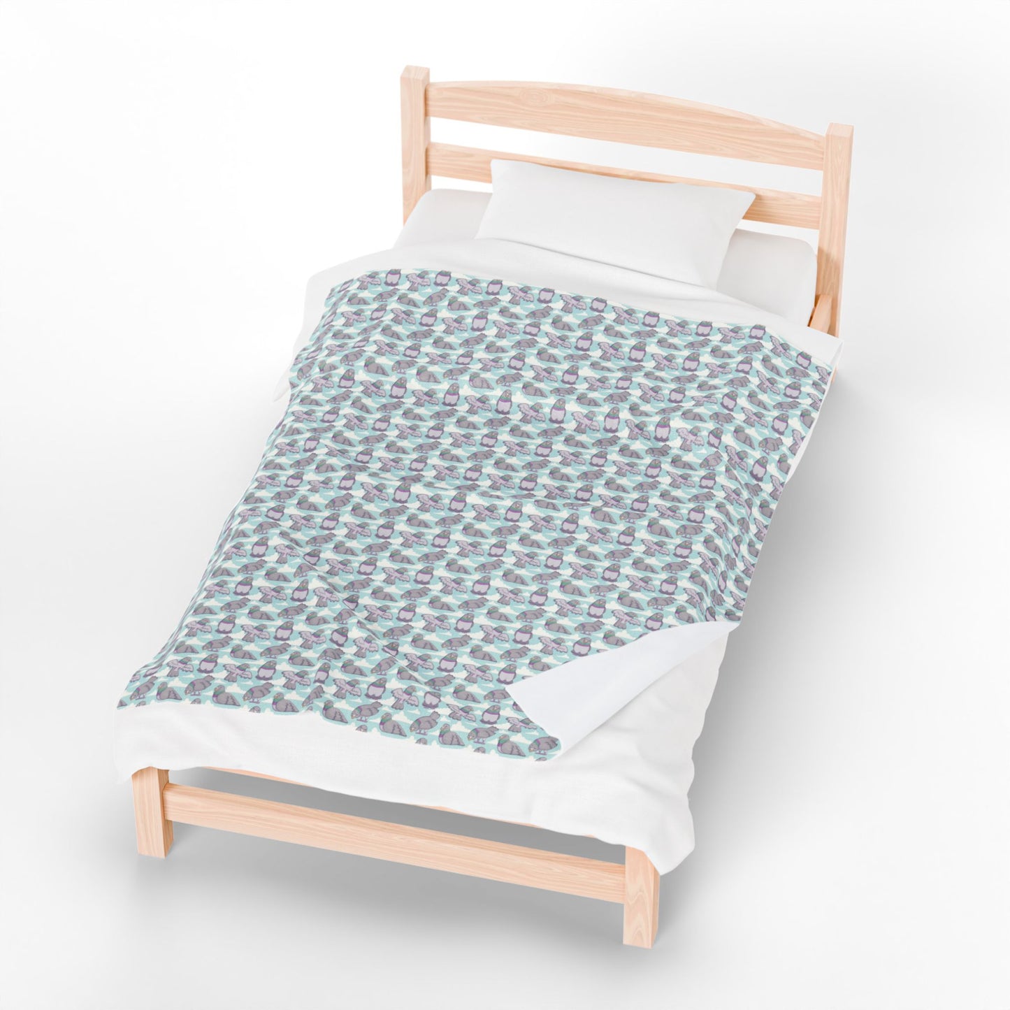 Little Pigeons - Velveteen Plush Blanket