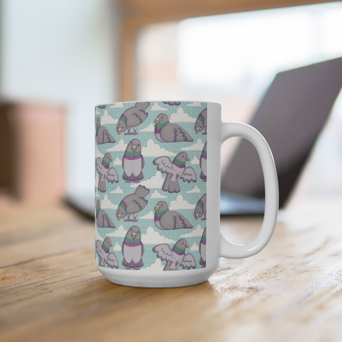 Little Pigeons - Ceramic Mug (11oz, 15oz)