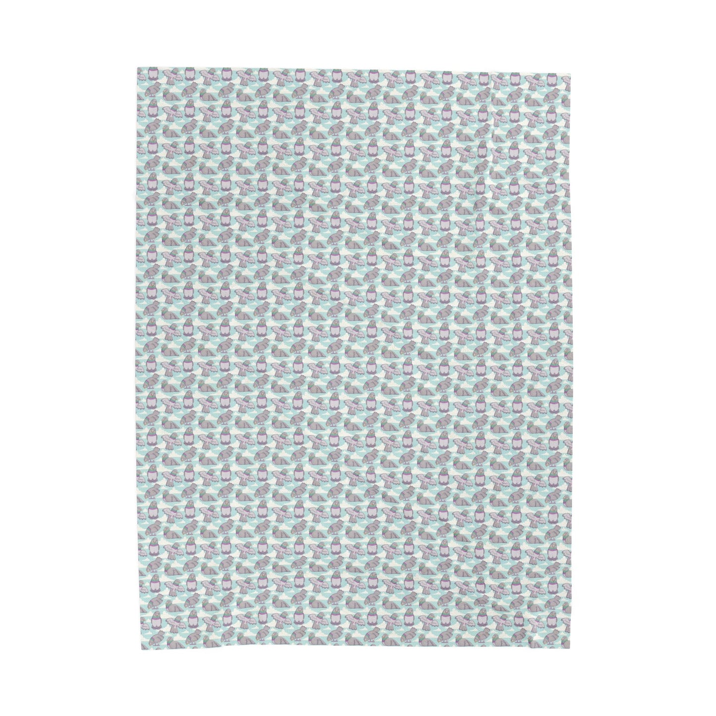 Little Pigeons - Velveteen Plush Blanket