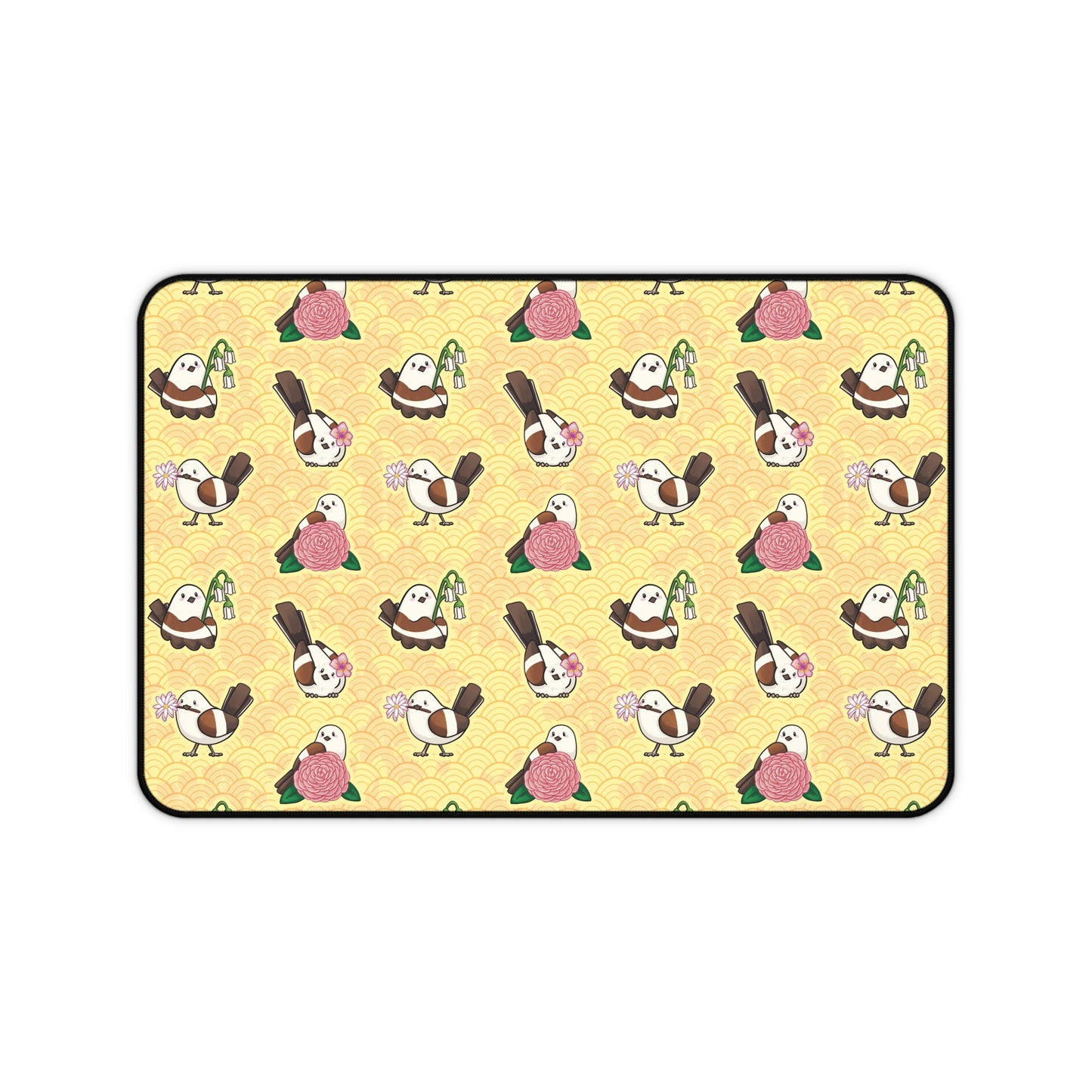 Shimaenaga Flowers - Desk Mat