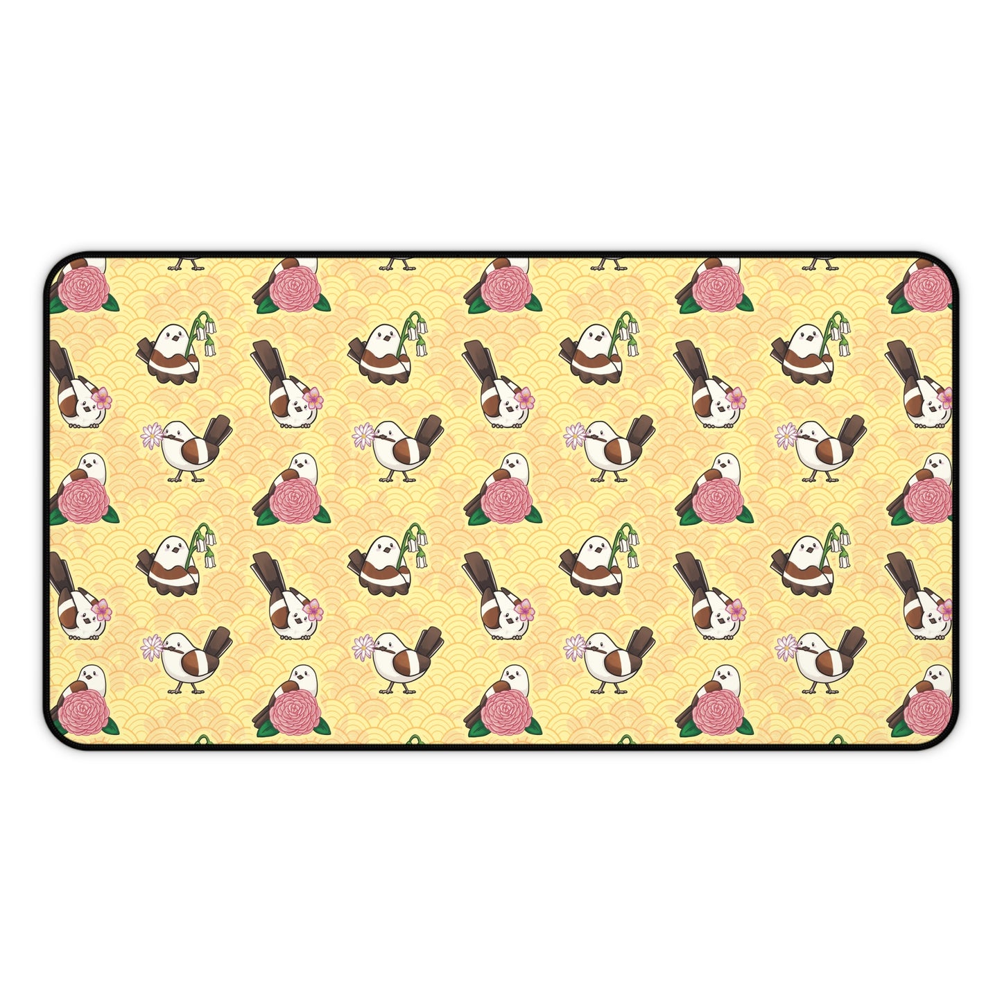 Shimaenaga Flowers - Desk Mat