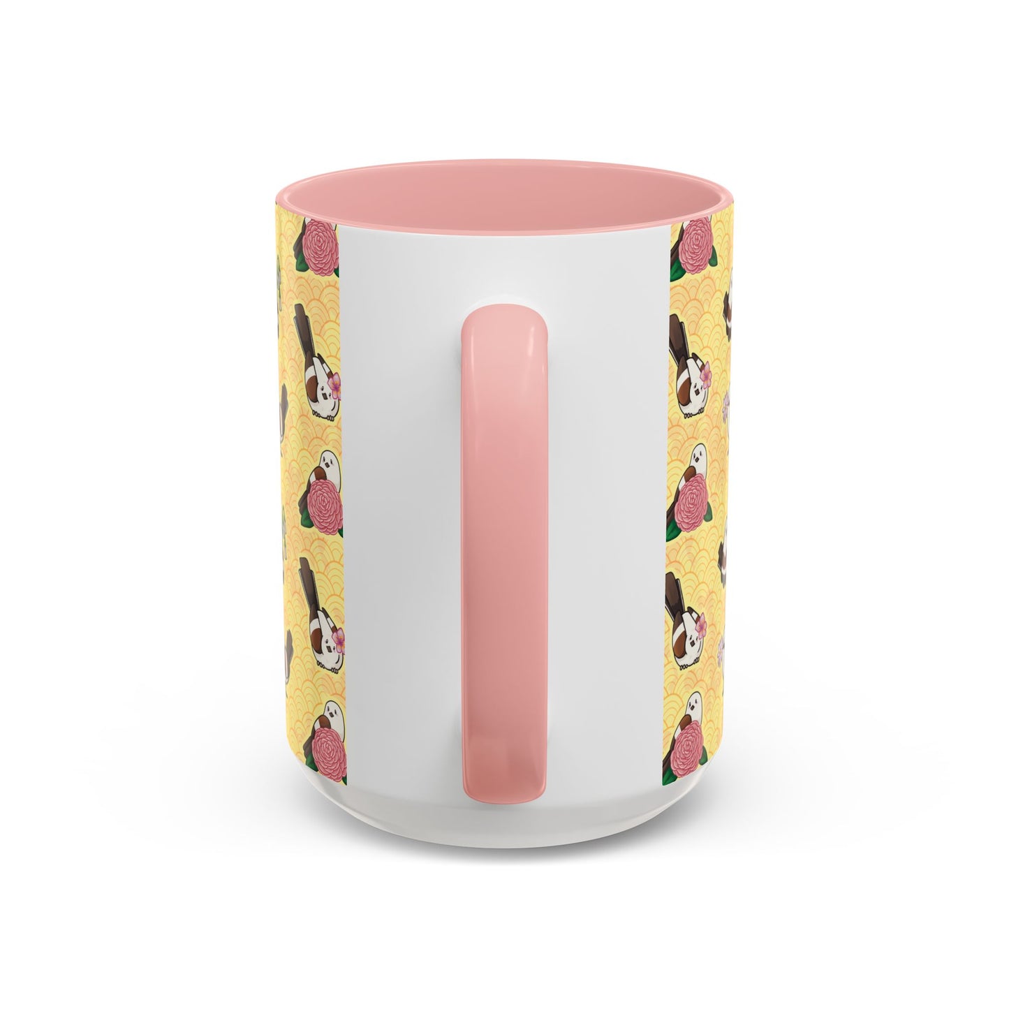 Shimaenaga Flowers - Accent Coffee Mug (11oz, 15oz)