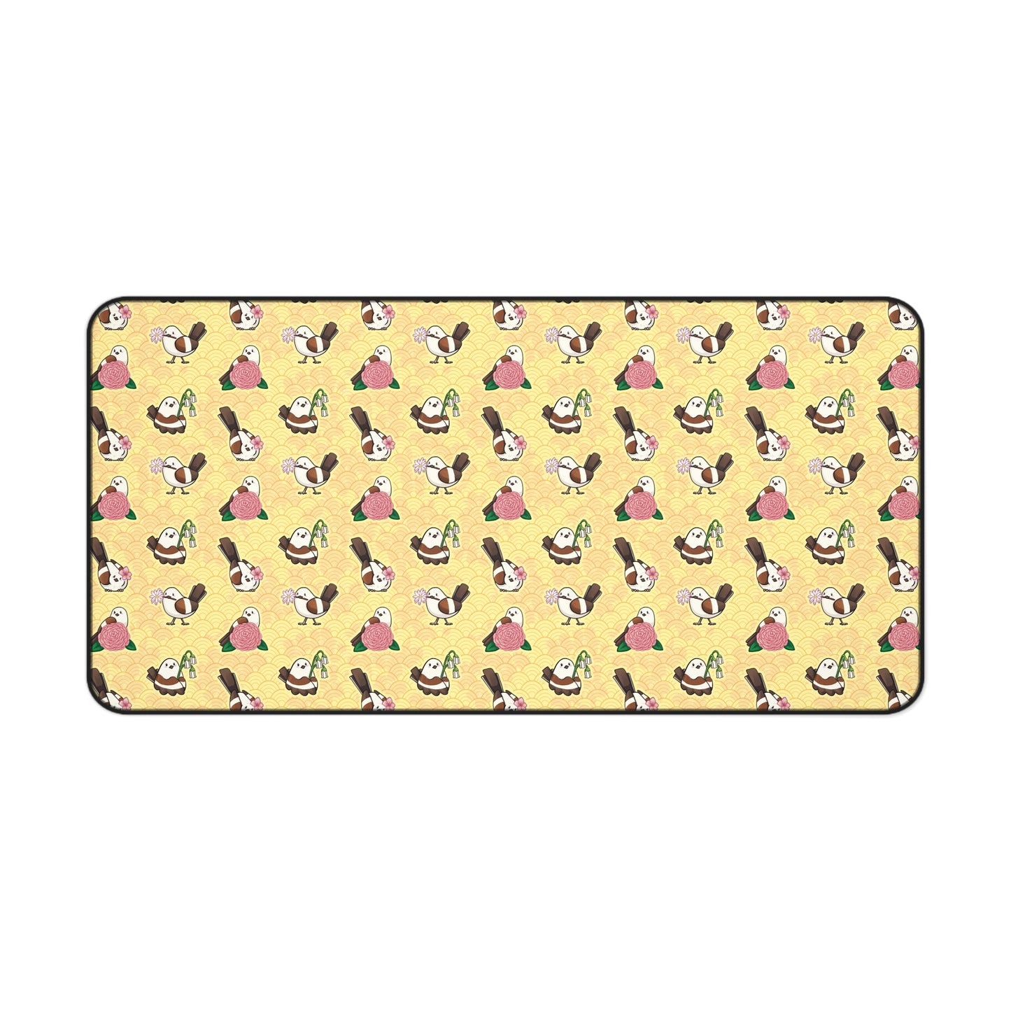 Shimaenaga Flowers - Desk Mat