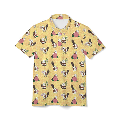 Shimaenaga Flowers - Polo Shirt