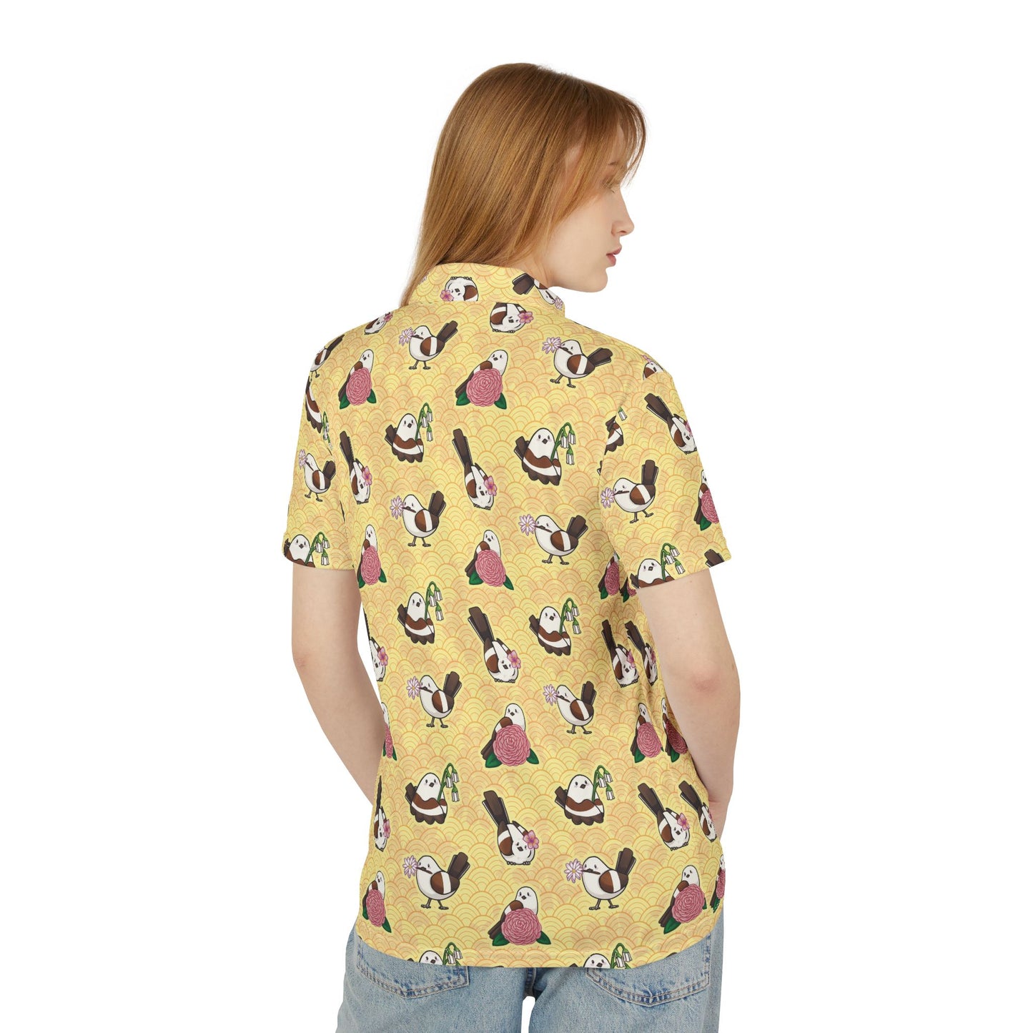 Shimaenaga Flowers - Polo Shirt
